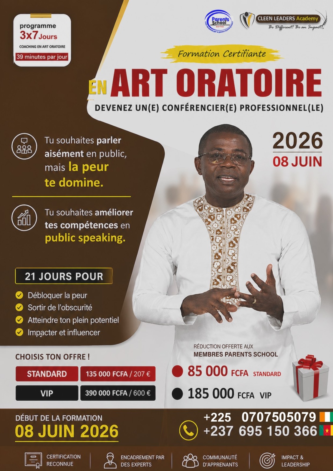 Formation Art Oratoire